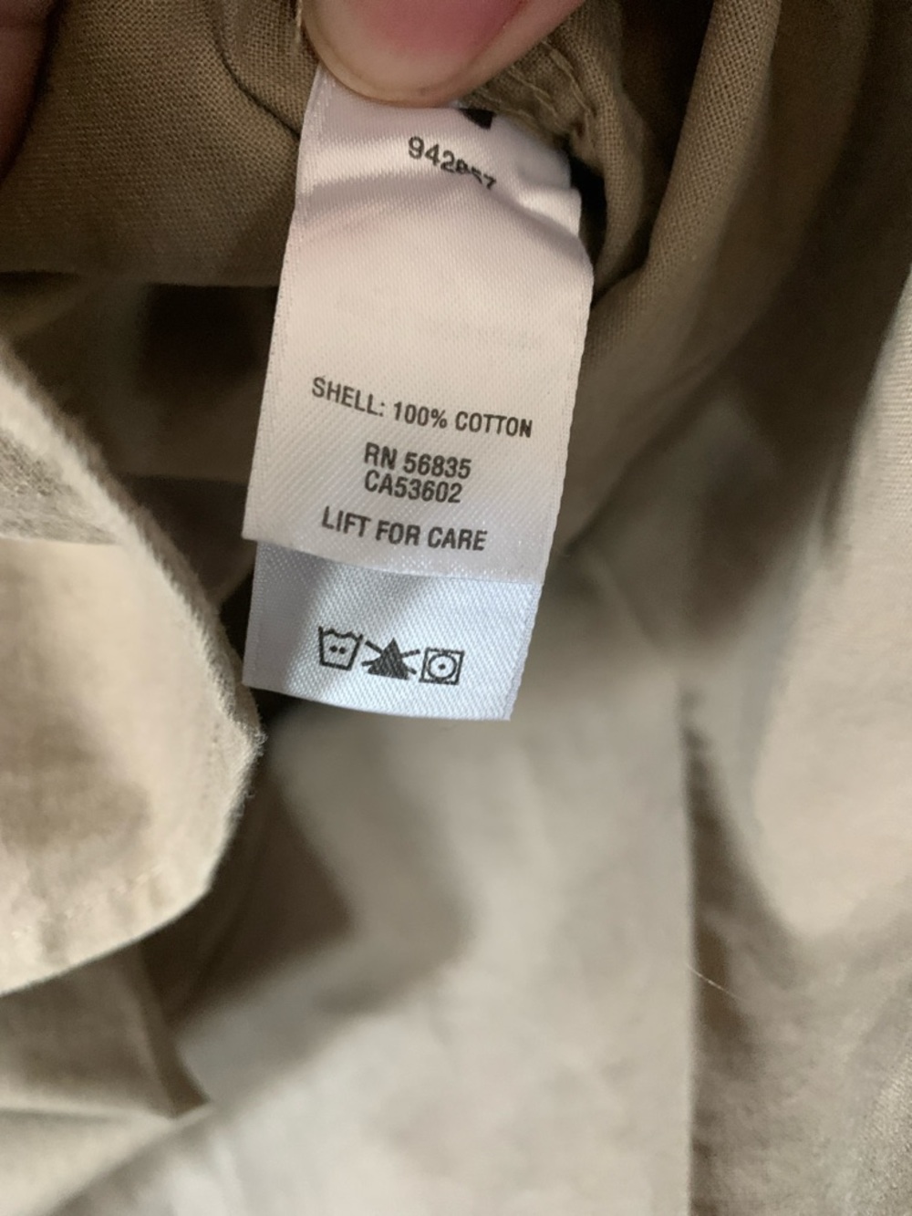 Cabela's Khaki/Olive Shirt Men’s Large - Picture 9 of 12